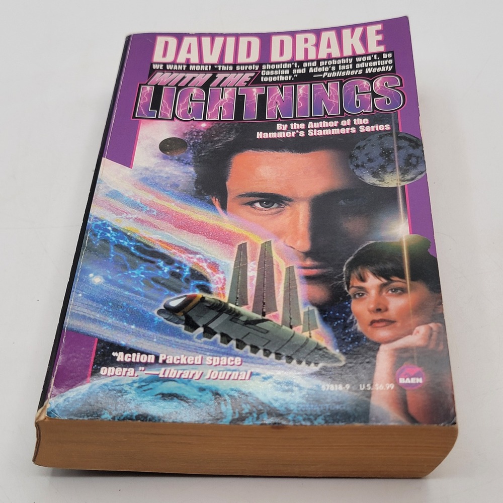 David Drake With the Lightnings Paperback 4th Printing Space Opera RCN Good